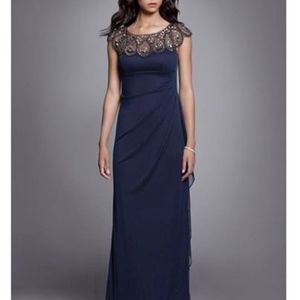 Escape Beaded neckline Party Dress  MOB size 14